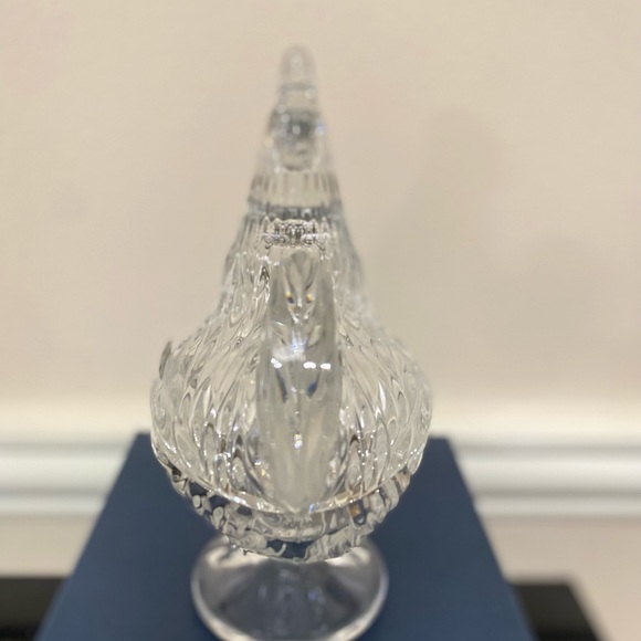 Bohemian 24% Lead Crystal Rooster Candy Dish - Picture 5 of 7